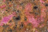Polished Cobaltoan Calcite Slab - Congo #95007-1